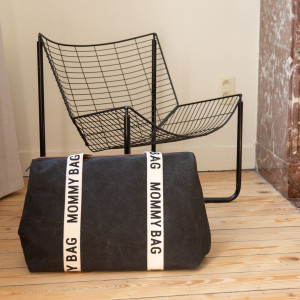 Sac à langer Mommy Bag Signature Canvas "Noir" Childhome