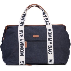 Sac à langer Mommy Bag Signature Canvas "Noir" Childhome
