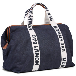 Sac à langer Mommy Bag Signature Canvas "Noir" Childhome