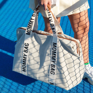 Sac à langer Mommy Bag Signature Canvas "Off White"