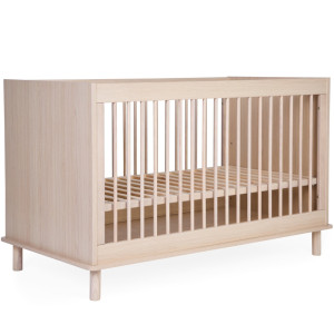 Lit bébé évolutif 70x140 en bois "Nordica Naturel" Childhome