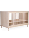 Lit bébé évolutif 70x140 en bois "Nordica Naturel"