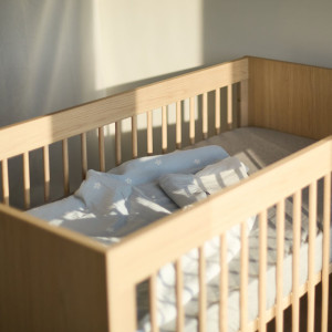 Lit bébé évolutif 70x140 en bois "Nordica Naturel" Childhome