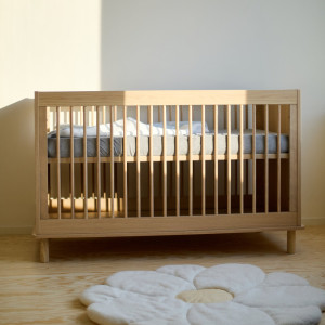 Lit bébé évolutif 70x140 en bois "Nordica Naturel" Childhome