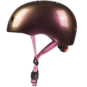 Casque de vélo "Néochrome Rose" avec LED (48-53 cm) Micro Mobility