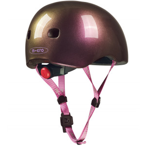 Casque de vélo "Néochrome Rose" avec LED (48-53 cm) Micro Mobility