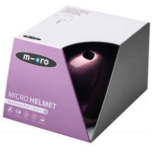 Casque de vélo "Néochrome Rose" avec LED (48-53 cm) Micro Mobility