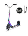 Trottinette pliable Micro Cruise avec grandes roues LED "Néochrome" (5-12 ans)