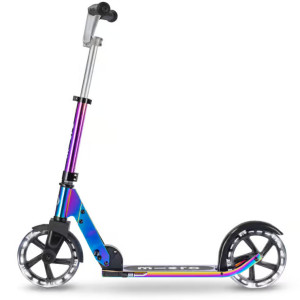Trottinette pliable Micro Cruise avec grandes roues LED "Néochrome" (5-12 ans)