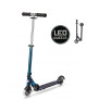 Trottinette pliable Micro Sprite avec roues LED "Pearl Green Purple" (5-12 ans)