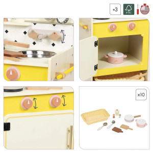 Cuisine enfant jouet "Mamie Soleil" pour enfant en bois (3-8 ans) Janod