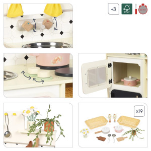 Grande Cuisine enfant en bois "Mamie Soleil" (3-8 ans) Janod