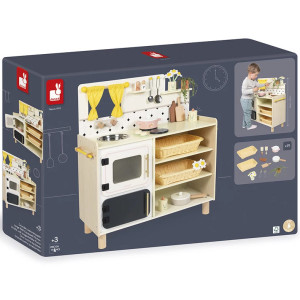 Grande Cuisine enfant en bois "Mamie Soleil" (3-8 ans) Janod
