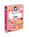 Magnéti'Book "Crazy Faces Rose" (3-8 ans)