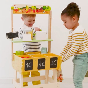 Marchande en bois "Farm Market" (3-6 ans) Janod