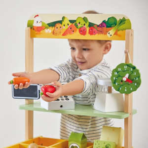Marchande en bois "Farm Market" (3-6 ans) Janod