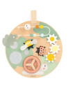 Panneau d'activités en bois "Sweet Cocoon" (12-36 mois)