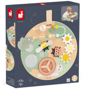 Panneau d'activités en bois "Sweet Cocoon" (12-36 mois)