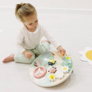 Panneau d'activités en bois "Sweet Cocoon" (12-36 mois)