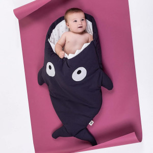 Sac de couchage bébé (1/18 mois) Requin "Bleu Marine / Bateaux" Baby Bites