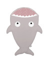Sac de couchage bébé (1/18 mois) Requin "Gris / Rose Nuages"