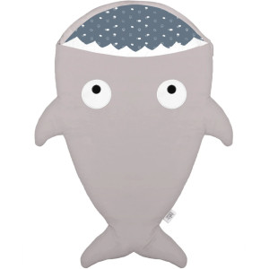 Sac de couchage bébé (1/18 mois) Requin "Gris / Bleu Nuages" Baby Bites
