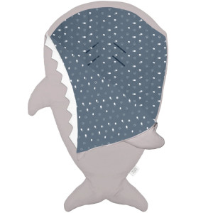 Sac de couchage bébé (1/18 mois) Requin "Gris / Bleu Nuages" Baby Bites