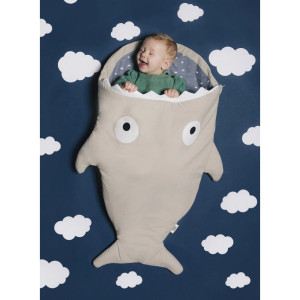 Sac de couchage bébé (1/18 mois) Requin "Gris / Bleu Nuages" Baby Bites