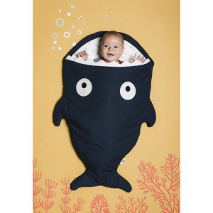 Sac de couchage bébé (0/3 mois) Requin "Bleu Marine / Bateaux" Baby Bites