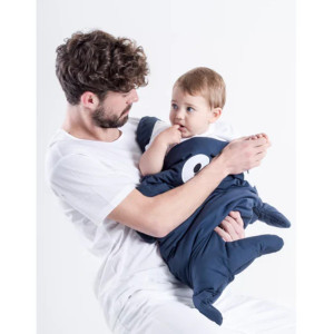 Sac de couchage bébé (1/18 mois) Requin "Bleu Marine / Bateaux" Baby Bites