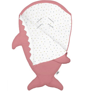 Sac de couchage bébé (0/3 mois) Requin "Rose / Papillons" Baby Bites