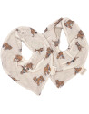 Bavoirs bandana en mousseline de coton bio et éponge Mael "Tigre" Minilane