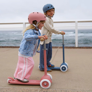 Casque de vélo enfant Eco (3-7 ans) "Matte Framboise" Banwood