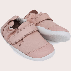 Chaussures bébé fille pré-marche en cuir Xplorer Go "Seashell" Bobux