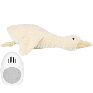 Peluche apaisante musicale Baby Conforter USB Liva l'Oie "Beige" (rechargeable)