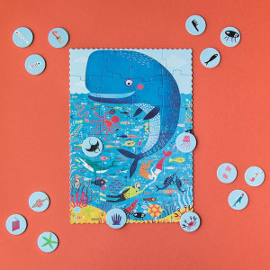Puzzle enfant Pocket 36 pièces "My Big Blue" (3-6 ans) Londji