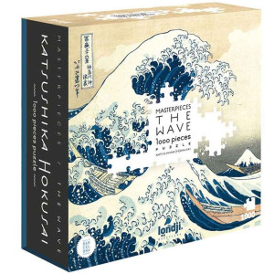 Puzzle 1000 pièces "The Wave" d'Hokusai (8 ans et +) Londji