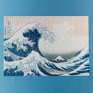 Puzzle 1000 pièces "The Wave" d'Hokusai (8 ans et +) Londji