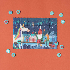 Puzzle enfant Tiny 24 pièces "Unicorn" (4-8 ans) Londji