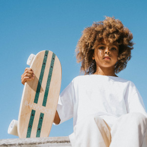 Skateboard en bois enfant "Vert" (3-10 ans) Banwood