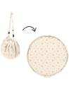 Tapis de jeu /Sac à jouets Soft en coton bio "Rabbit"