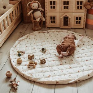 Sac à jouets /Tapis de jeu Soft en coton bio "Rabbit" Play & Go