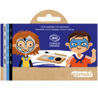 Palette de Déguisement enfant BIO 3 fards "Chevalier & Super Héros"