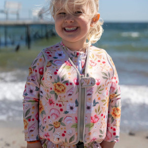Gilet de Natation enfant fille anti-UV "Ocean Blossom" (2-4 ans) Filibabba