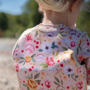Gilet de Natation fille (5-6 ans) anti-UV "Ocean Blossom"  Filibabba
