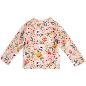 T-shirt bébé anti-UV manches longues Tor "Ocean Blossom" (1-2 ans)