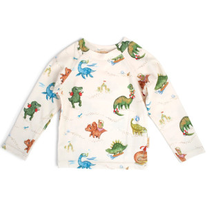 T-shirt enfant anti-UV manches longues Tor "Dino Beach" (3-4 ans)