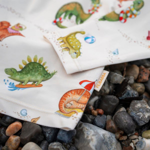 T-shirt enfant anti-UV manches longues Tor "Dino Beach" (3-4 ans)