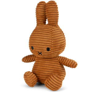 Peluche Miffy en velours côtelé  (23 cm) Eco "Canelle" Bon Ton Toys