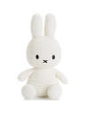 Peluche Miffy en velours côtelé  (23 cm) Eco "Blanc" Bon Ton Toys